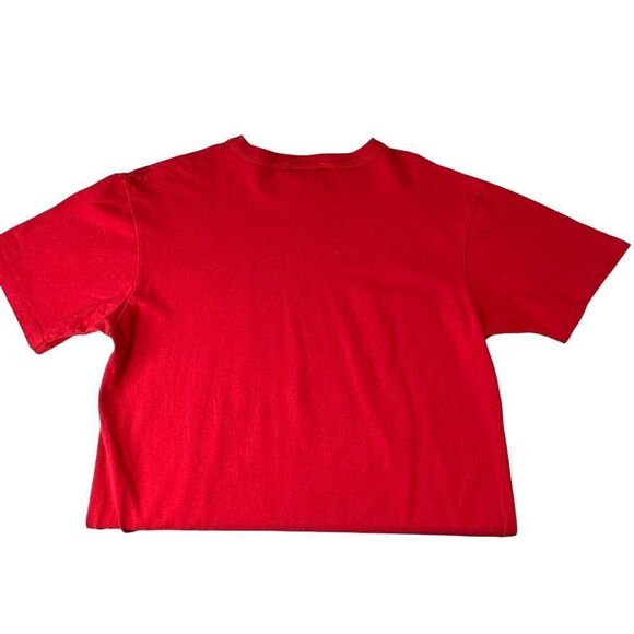 SAN FRANCISCO 49ERS Vintage Red T Shirt 80’s 90’s Size Large Team Rated Brand - Picture 8 of 11